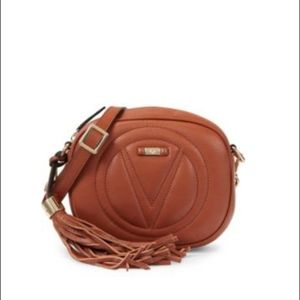 VALENTINO BY MARIO VALENTINO  Logo Leather Crossbody Bag